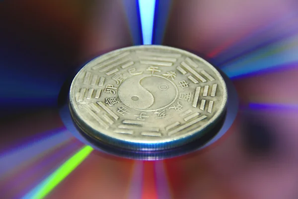 stock image Coin with Bagua