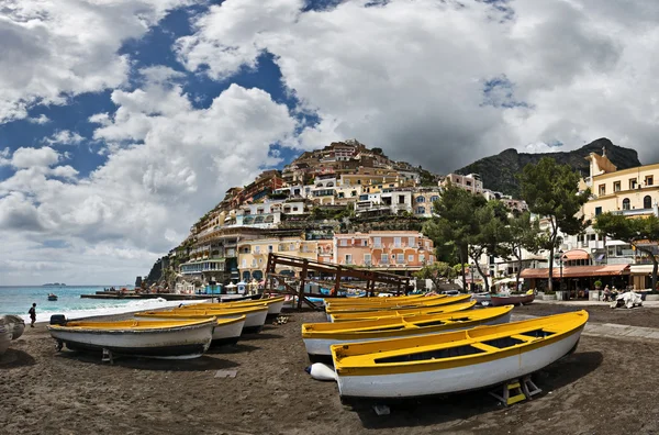 Positano Marina, Costiera Amalf — Stock fotografie