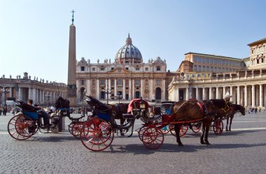 St. Peter' Square, Vatican clipart