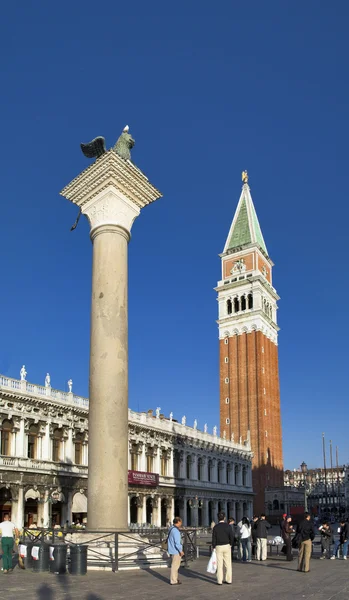 Campanile en Venecia — Stockfoto