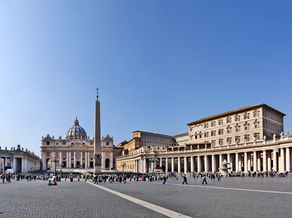 Svatý Petr "náměstí, Vatikán — Stock fotografie