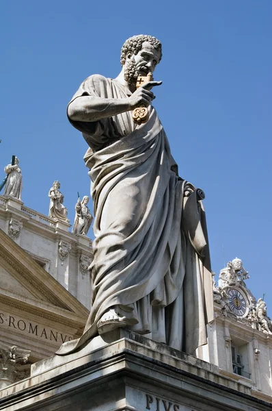 Piotra "statua, Watykan — Zdjęcie stockowe