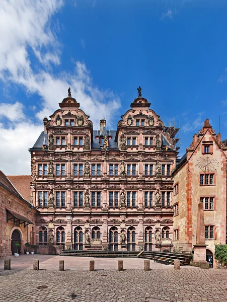 Friedrichsbau, zamek w Heidelbergu — Zdjęcie stockowe
