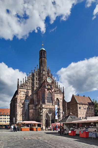 圣母教堂纽伦堡 — 图库照片