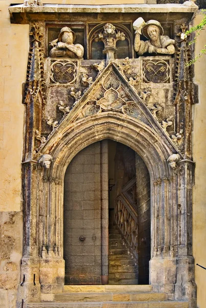 Old Town Hall portal — Stock Photo, Image