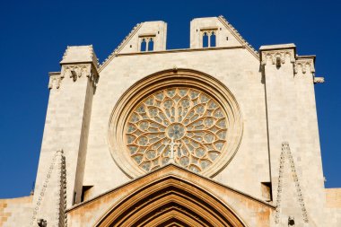 Facade. Cathedral of Tarragona. clipart