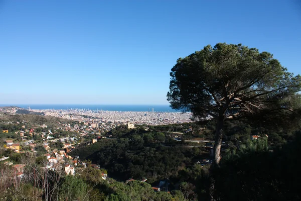 Panoramica di Barcellona — Foto Stock