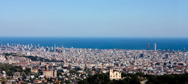 Barselona genel bakış — Stok fotoğraf