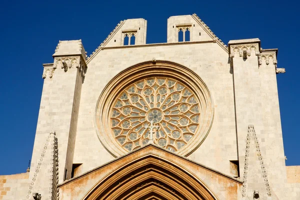 Фасад. Таррагонский собор . — стоковое фото