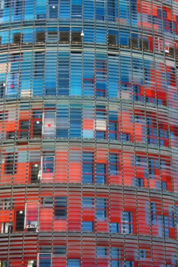 Torre Agbar in Barcelona clipart