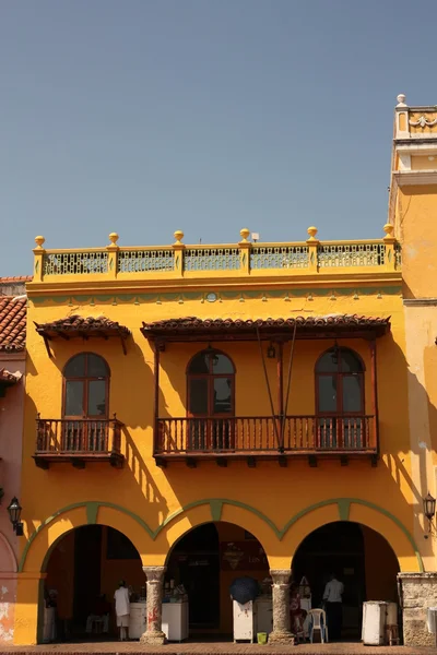 Street of Cartagena de Indias, Colombia — Stock Photo, Image