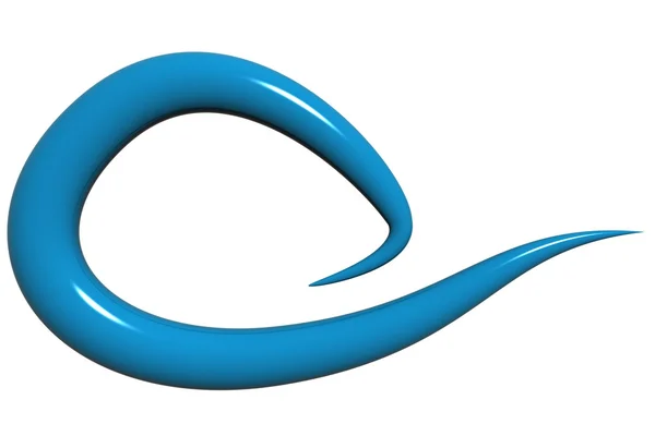 Logotipo 3d abstracto — Fotografia de Stock