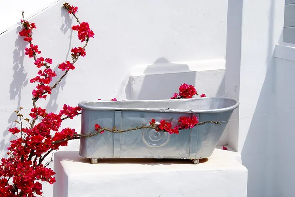 Ванна под греческим солнцем — стоковое фото