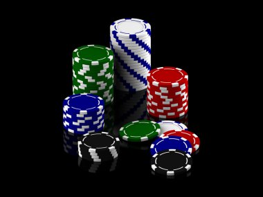 Poker Chips clipart