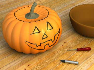 Pumpkin For Carving clipart