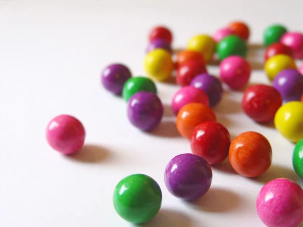 Scattered color gum — Stock Photo, Image