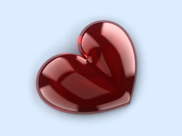 Heart Gemstone — Stock Photo, Image