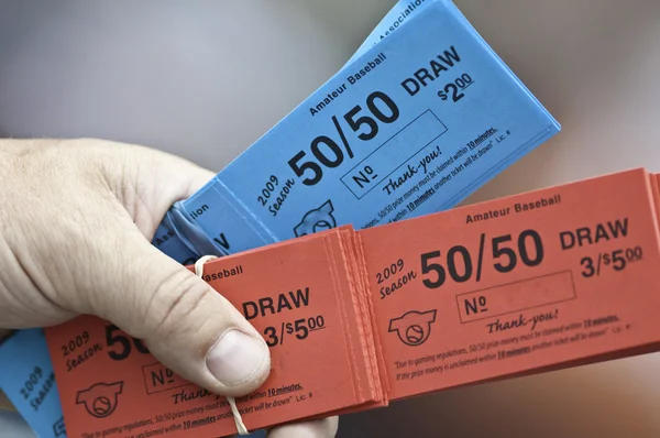 stock image Red and Blue Tickets