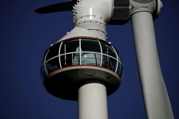 Close up of wind turbine observatory — Stock Photo, Image