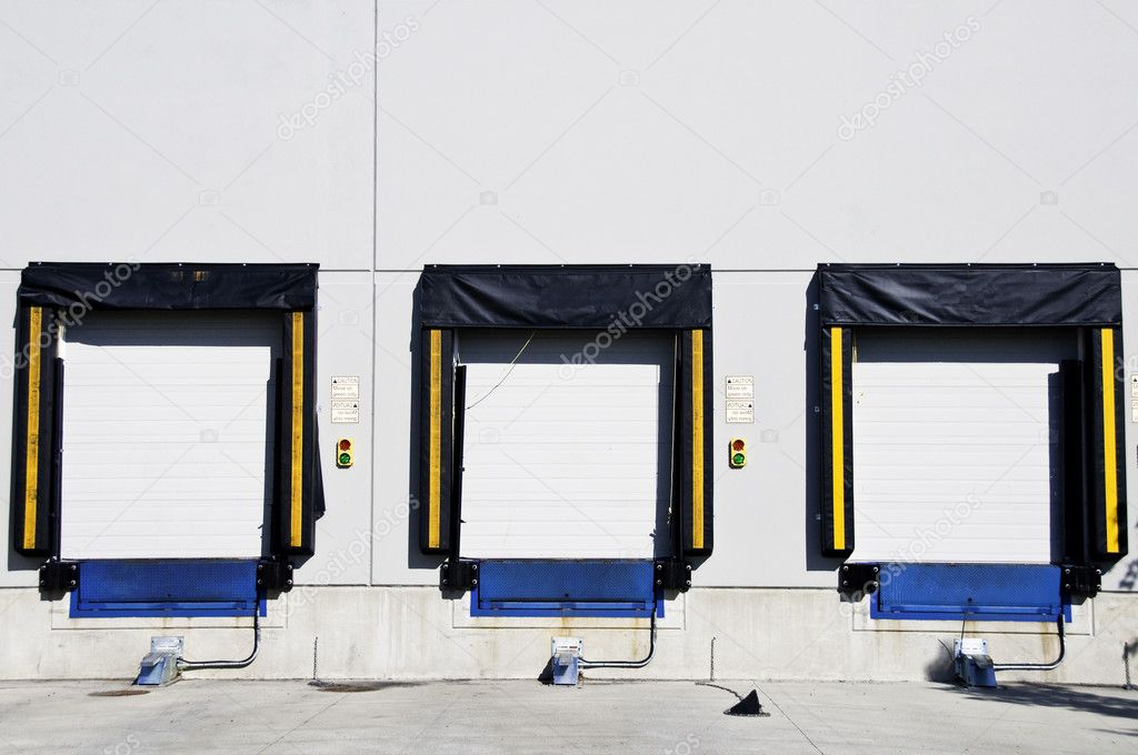 Three freight doors