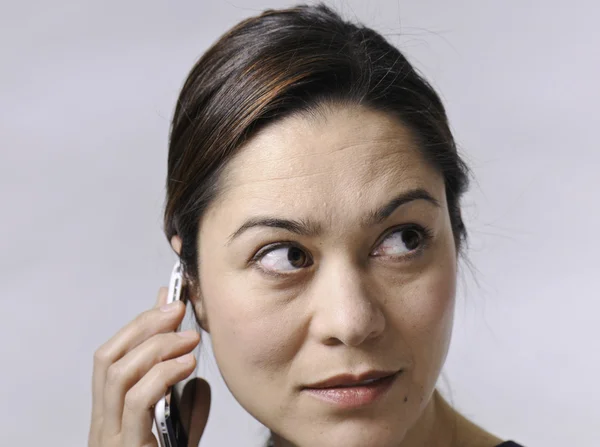 Women talking on Cell phone — Stock Photo, Image