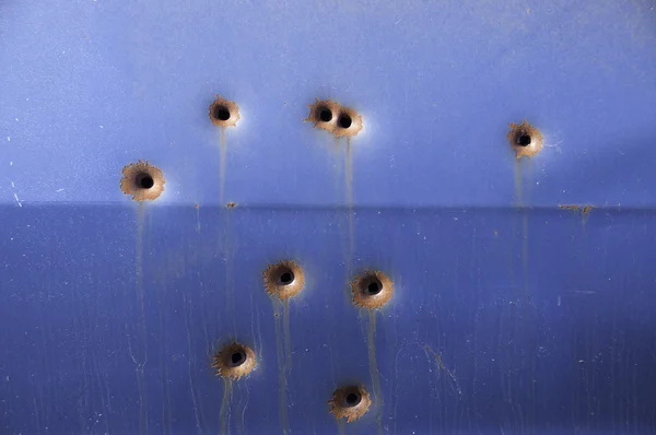 Pontiac Bullet Holes — Stock Photo, Image
