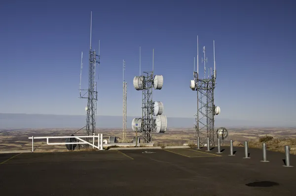 stock image Radio and Microwave tower