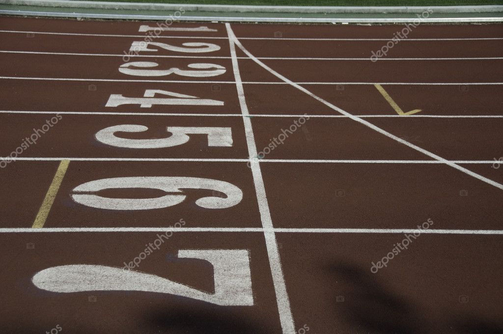 Close up of running lane — Stock Photo © depositfrank 2682831