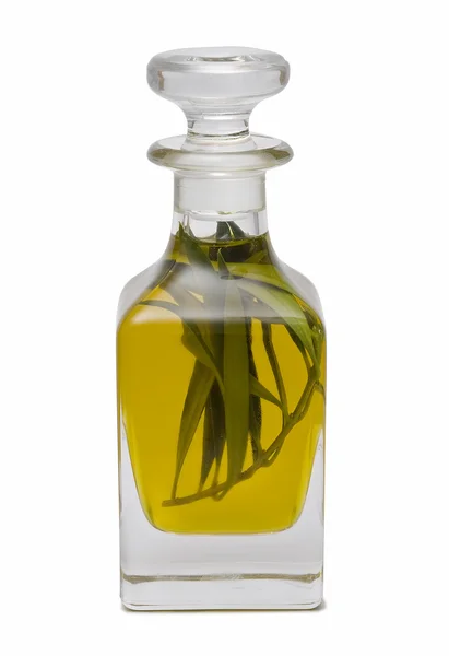 Bottiglia di olio d'oliva. — Foto Stock
