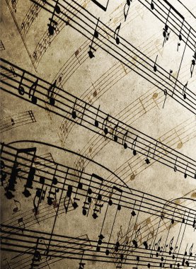 Sheet music clipart