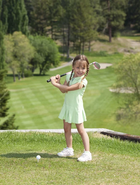 Golf Girl — Stock Photo, Image