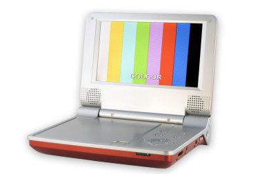 DVD player ile düşük kaliteli ekran