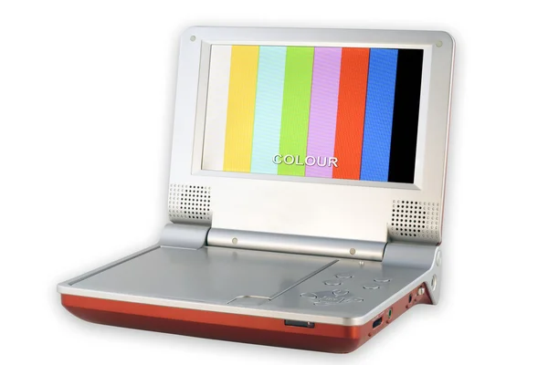 DVD player with poor quality screen — Stock Photo, Image