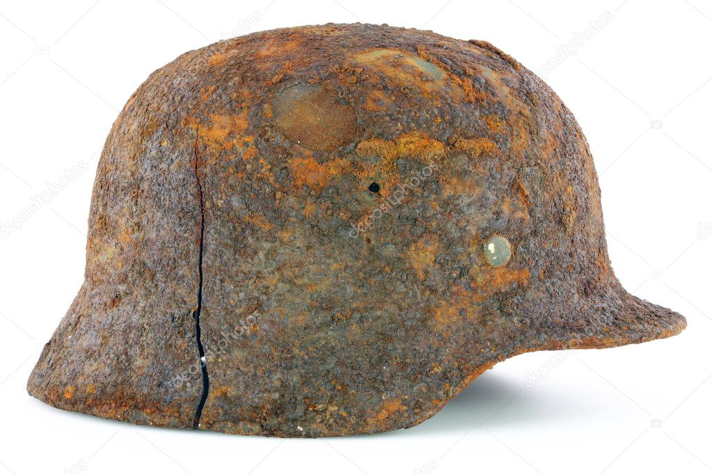 Protective helmet of the German soldier