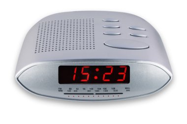 Isolated digital clock clipart