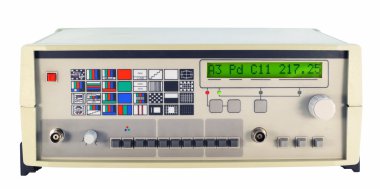 Electronic device for testing of TVs clipart