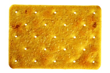 Salty rectangular cracker clipart