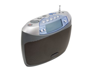 Modern radio device clipart