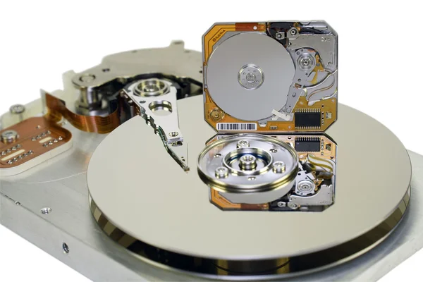 3.5 and 1 inch Hard disks — Stock Photo, Image