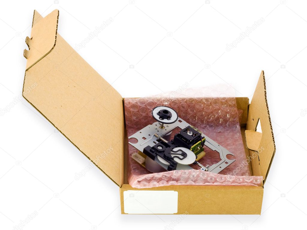 Cardboard packing for electronic