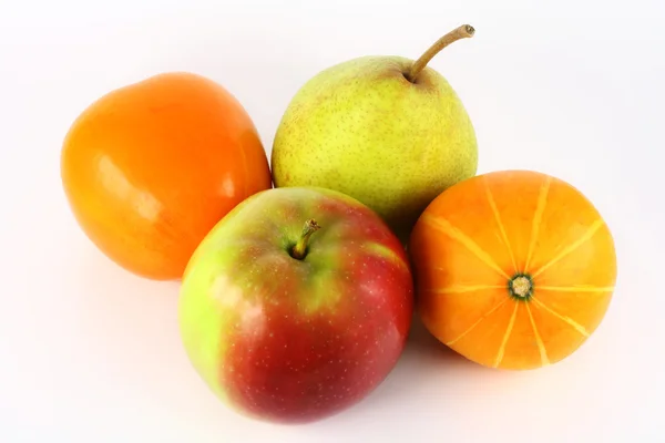 Quattro frutti brillanti — Foto Stock