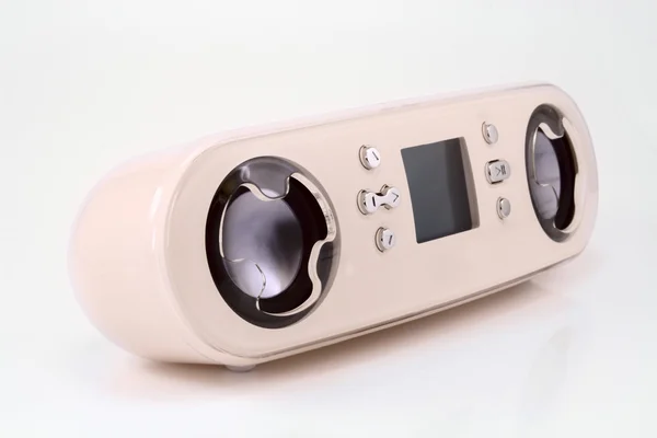 Маленькое розовое радио — стоковое фото