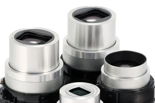 Lens Units from modern cameras — Stock Photo, Image