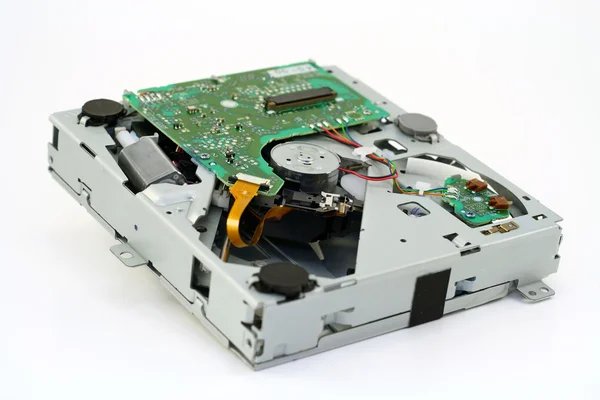 Mechanické zavaděč pro kompaktní disky — Stock fotografie