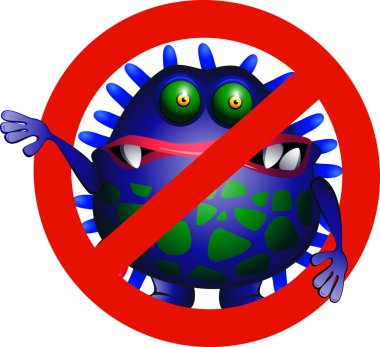 Anti virus clipart