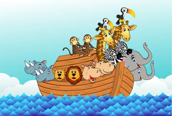 Noé arca — Vector de stock