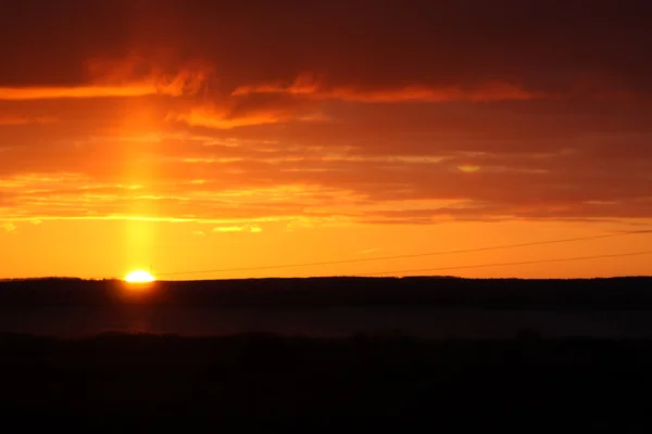 Die Morgensonne (Sonnenaufgang)) — Stockfoto