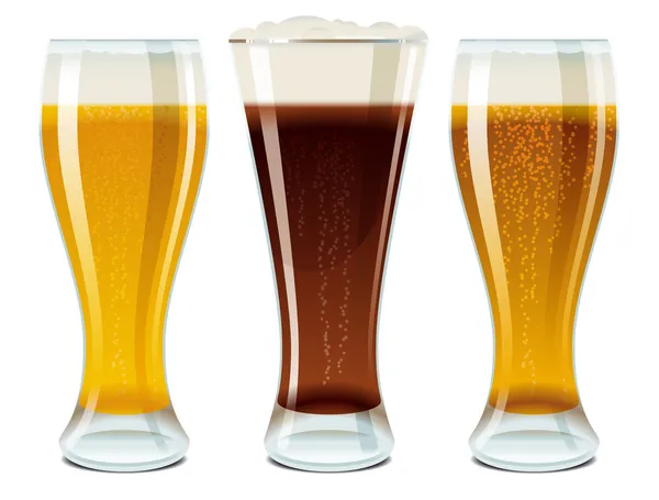 Glasses_of_beer_Rgb — 스톡 벡터