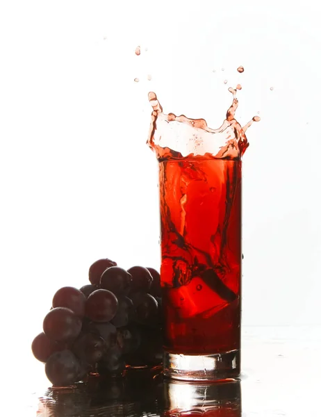 Grape juice splash — Stock Photo, Image