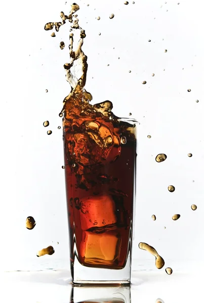 Cola respingo louco — Fotografia de Stock